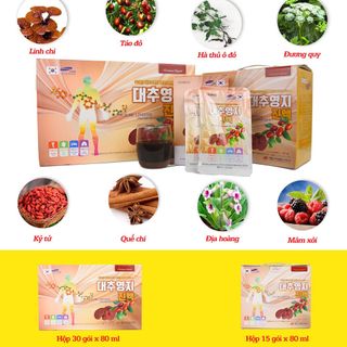 Nước linh chi táo đỏ 15ml30 gói