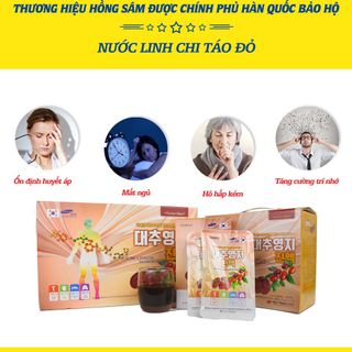 Nước linh chi táo đỏ 15ml30 gói