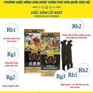 Hắc sâm củ khô 150g DEADONG