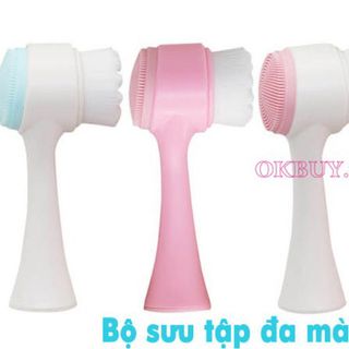 Cọ rửa mặt 2 đầu