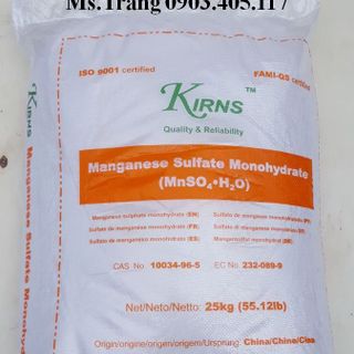 Mangan sulphate monohydate Mangan sulphate một nước Mangan sulphate giá sỉ