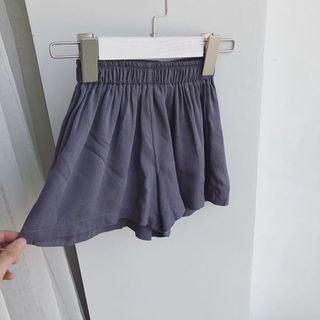 quần vải ống rộng bé gái