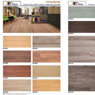 Sàn Nhựa Vinyl keo Dán IB 1719