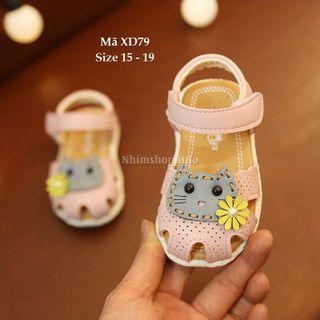 Bán buôn bán sỉ giày dép trẻ em - Sandal Tập Đi Cho Bé Gái Họa XD79 giá sỉ