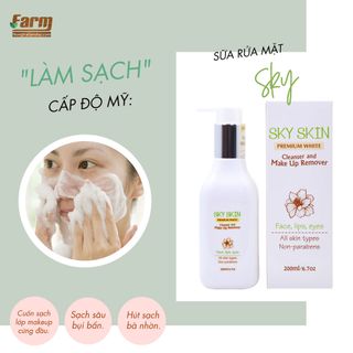 Sửa rửa mặt sáng da SKY Made in USA