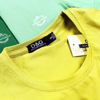 Áo thun cổ tròn phối DG