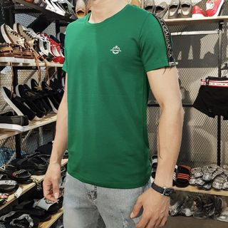 Áo thun cổ tròn phối DG