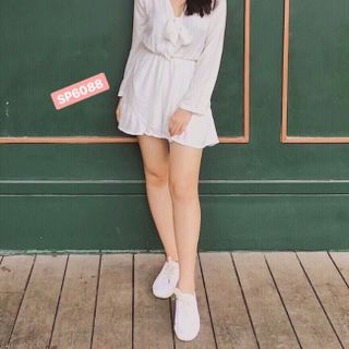 Jum thiết kế tay bèo màu trắng hàng may riêng chất đẹp