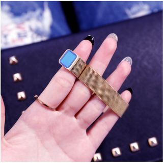 ĐỒNG HỒ NỮ DÂY NAM CHÂM LỤA MSTIANQ MS1 CHẤM TRÒN THỜI TRANG