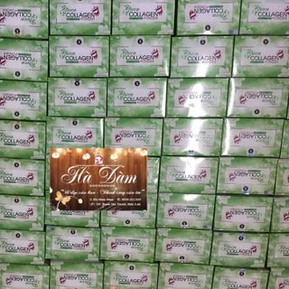 Diệp Lục Collagen trị đẹp da trị nóng trong người