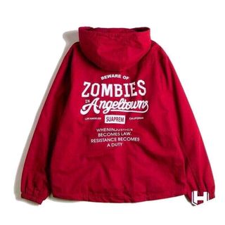 áo khoác dù nam nữ in chữ zombies