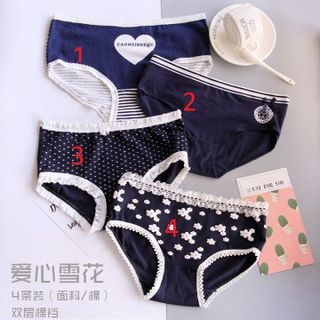 COMBO 4 QUẦN LÓT NỮ COTTON KUTE QL18