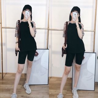 set thun áo kèm quần lửng