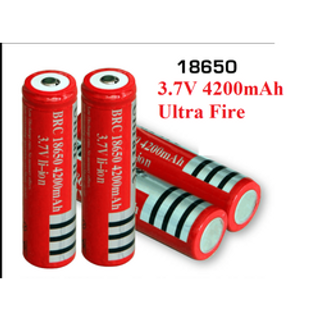 Pin 3.7V, Pin Sạc Dung Lượng 4200mAh/6800mAh (Màu Đỏ)