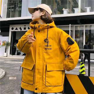 Khoác Kaki túi hộp