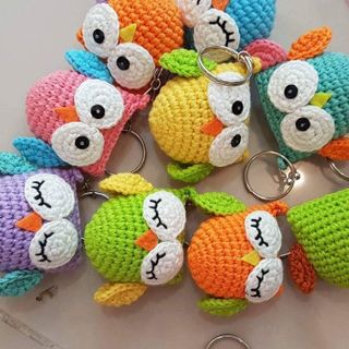 Móc khoá len handmade