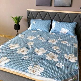 THẢM TENCEL NỘI ĐỊA TRUNG ƯƠNG KÍCH THƯỚC 1M6 X 2M MÀU XANH
