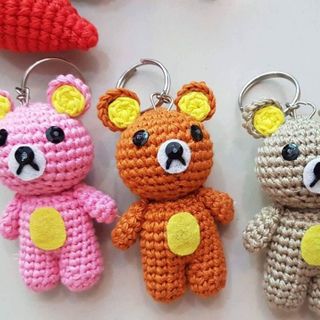 sỉ móc khoá len
