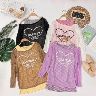 Set áo Áo 3 lỗ áo rớt vai phối màu siêu xinh