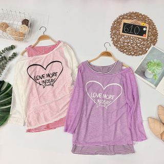 Set áo Áo 3 lỗ áo rớt vai phối màu siêu xinh