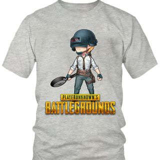 Áo Thun Nam Nữ In Hình Game PUBG Chibi Mẫu 10 7 Màu