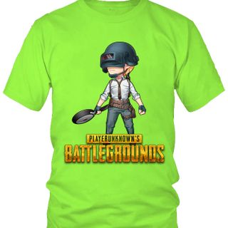 Áo Thun Nam Nữ In Hình Game PUBG Chibi Mẫu 10 7 Màu