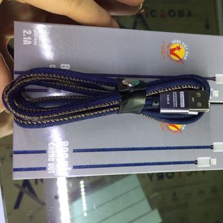 dây sạc bọc vải bò loại xịn