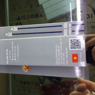 dây sạc bọc vải bò loại xịn
