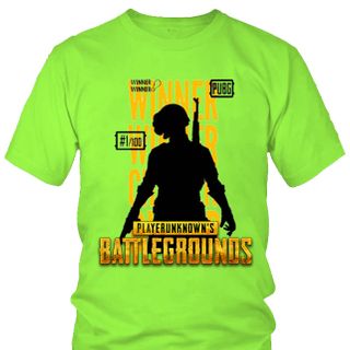 Áo Thun In Hình Game PUBG Hình Đen Mẫu 4 7 Màu