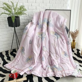 Chăn Lụa Tencel Màu Hồng