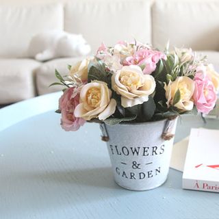 Chậu hoa mi ni để bàn