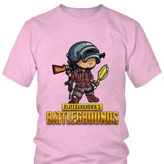 Áo Thun Nam Nữ In Hình Game PUBG Chibi Mẫu 5 7 Màu