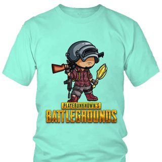 Áo Thun Nam Nữ In Hình Game PUBG Chibi Mẫu 5 7 Màu