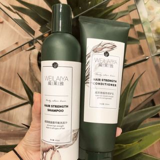 Cặp dầu gội xả gừng Weilaiya