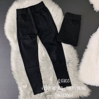 Quần legging F 21 kèm bao zip