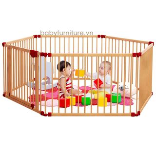 Quây cũi trẻ em Playpen 6 cánh