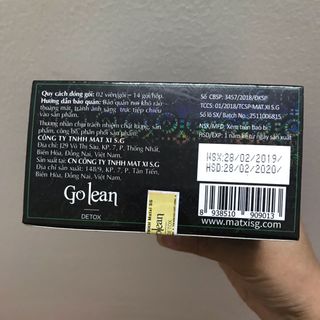 Trà giảm cân Golean detox