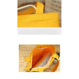 TÚI VẢI ĐEO CHÉO YELLOW WHITE NHIỀU MÀU