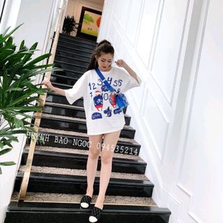 áo thun in số 12345 kèm logo cực hot