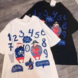 áo thun in số 12345 kèm logo cực hot