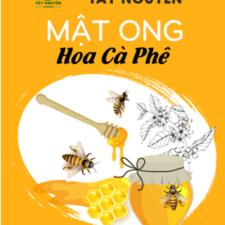 Mật ong nguyên chất hoa cafe nguyên chất - 1 lít - MẬT THẬT GIÁ TRỊ THẬT