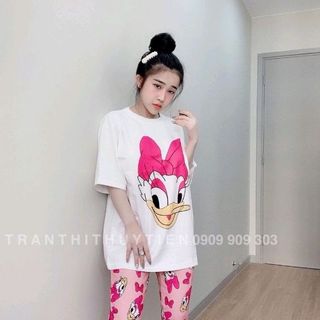 set đồ bộ chuột mickey gấu pooh vịt donal full logo quần siêu hot