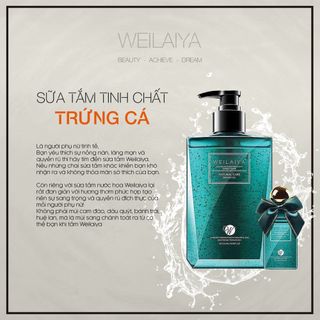 Sữa tắm tinh chất trứng cá Weilaiya