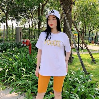 set đồ bộ lửng logo vogue đính hột bẹt cực lấp lánh