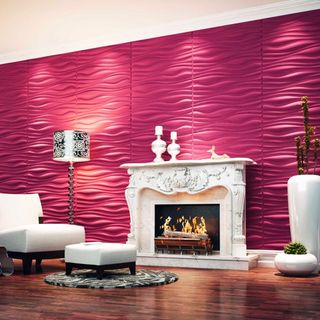 Xốp Dán Tường 3D dạng sóng
