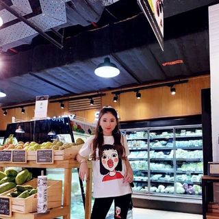 set lửng cô gái má hồng