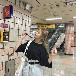 ÁO THUN NỮ YOUTH HOT HOT MỚI FORM RỘNG TAY LỠ