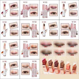 Phấn mắt novo 2 line đủ màu