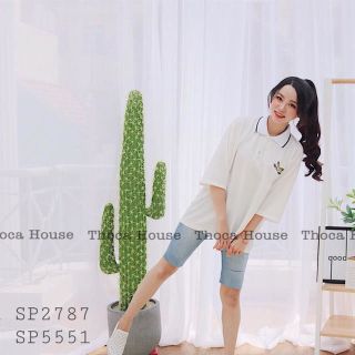 Áo thun có cổ họa tiết giá sỉ
