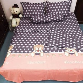 BỘ CHĂN GA GỐI COTTON HÀN QUỐC